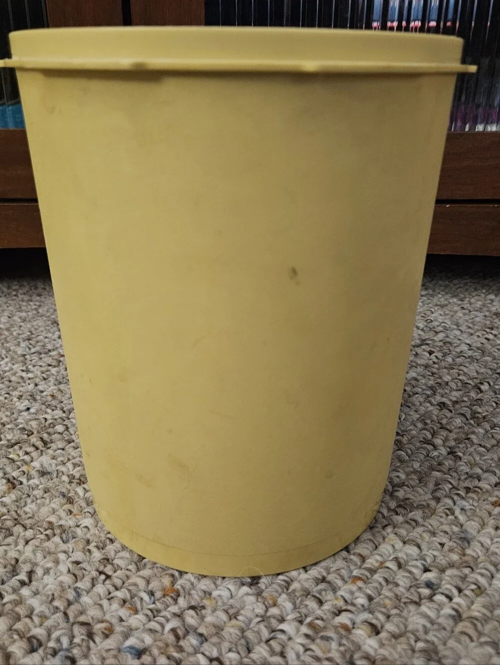 Tupperware Yellow Servalier Canister No Lid 809-3